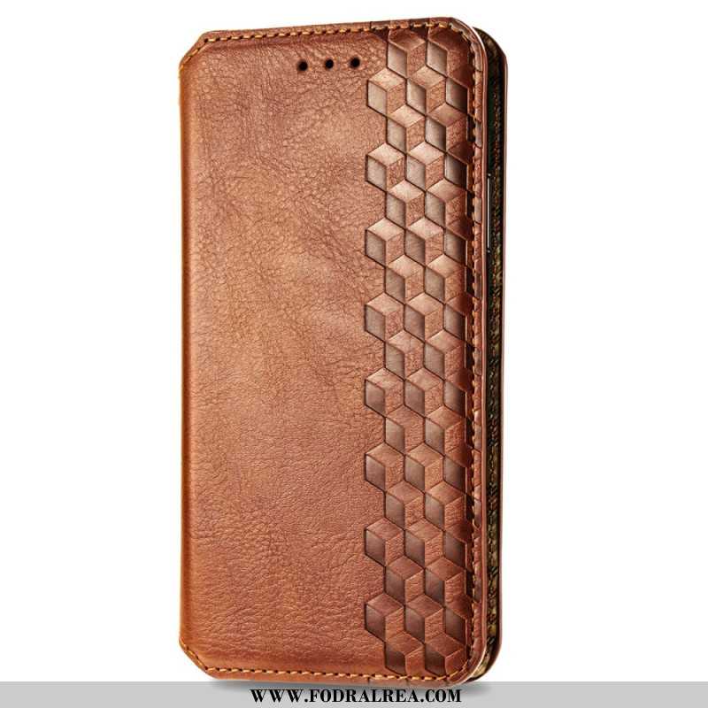 Folio-fodral Xiaomi Redmi Note 14 Pro Plus 5g Fris Med Mockaeffekt