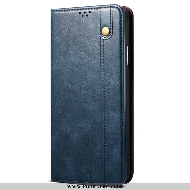 Folio-fodral Xiaomi Redmi Note 14s Vaxat Konstläder