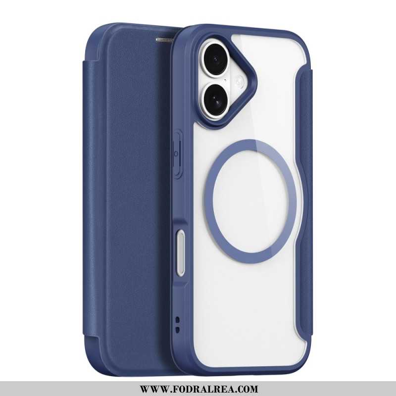 Folio-fodral iPhone 17 Magsafe Skin X Pro-serien Dux Ducis