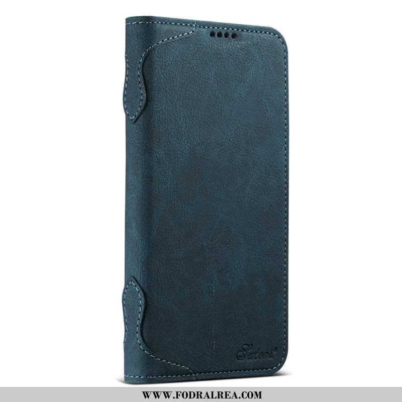 Folio-fodral iPhone 17 Pro Max Telefonfodral Magsafe Premium Vintage-kompatibel