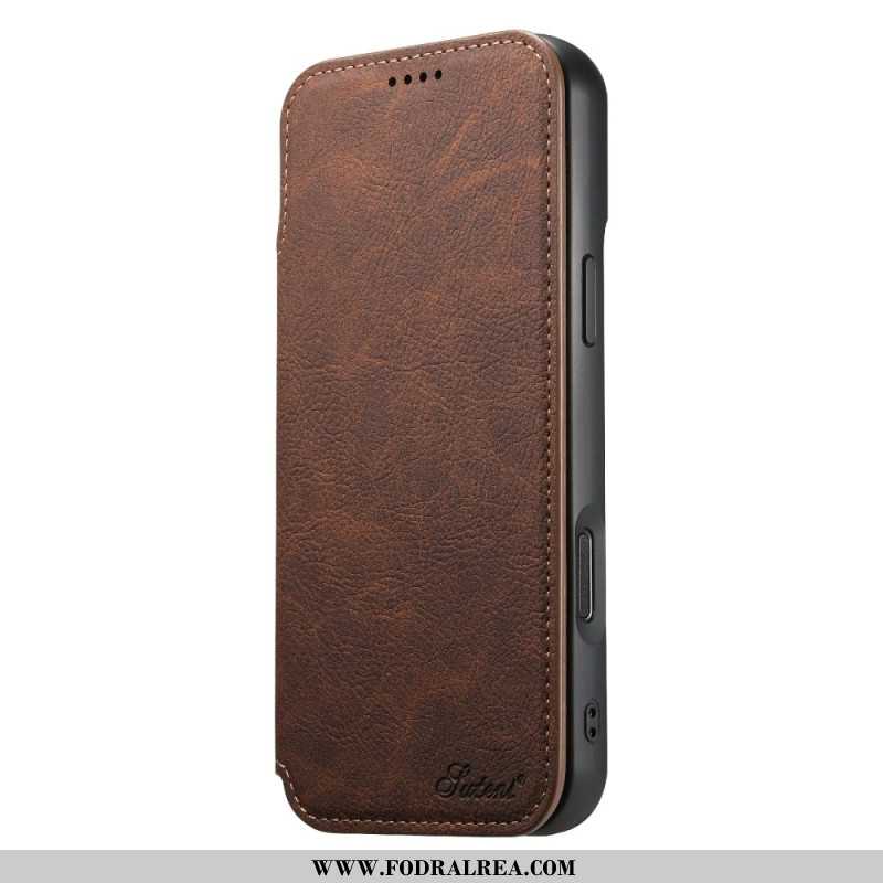 Folio-fodral iPhone 17 Pro Max Telefonfodral Magsafe-kompatibel Suteni