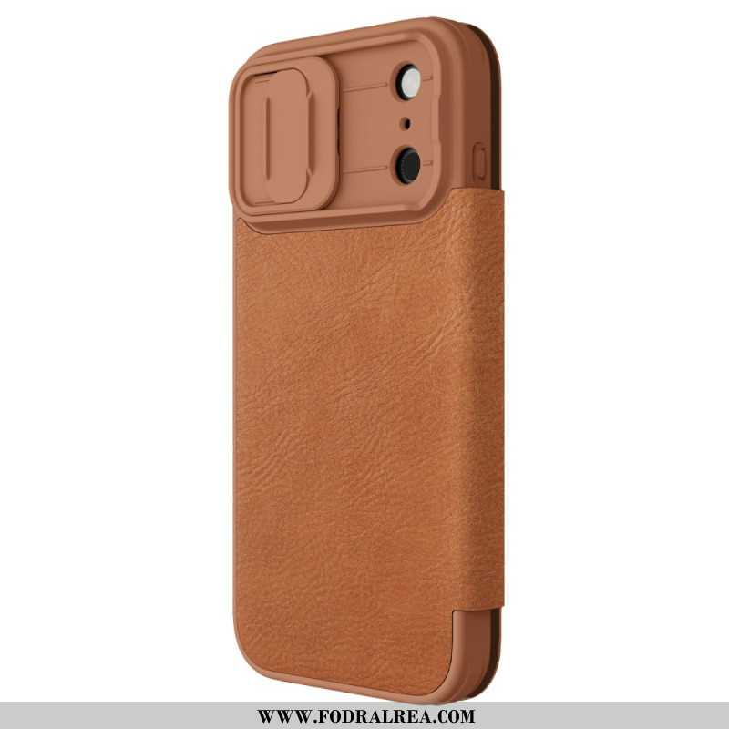 Folio-fodral iPhone 17 Pro Qin Pro-serien Nillkin