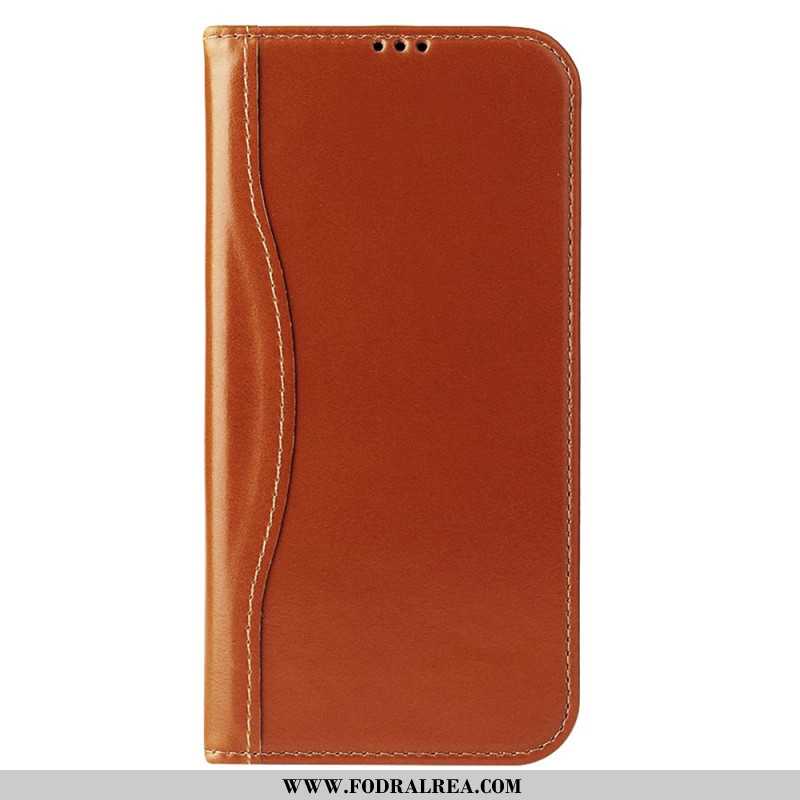 Folio-fodral iPhone 17 Pro Telefonfodral Premium Läderdesign