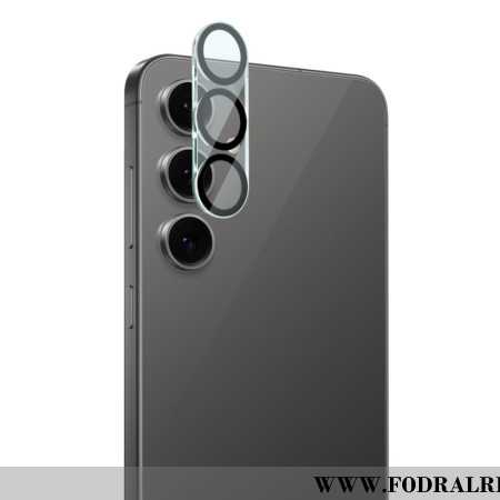 Linsskydd I Härdat Glas För Samsung Galaxy S25 Fe (svart Cirkeldesign) Imak