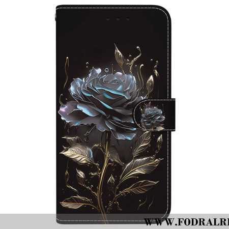 Läderfodral Oneplus Nord 5 Telefonfodral Svart Ros