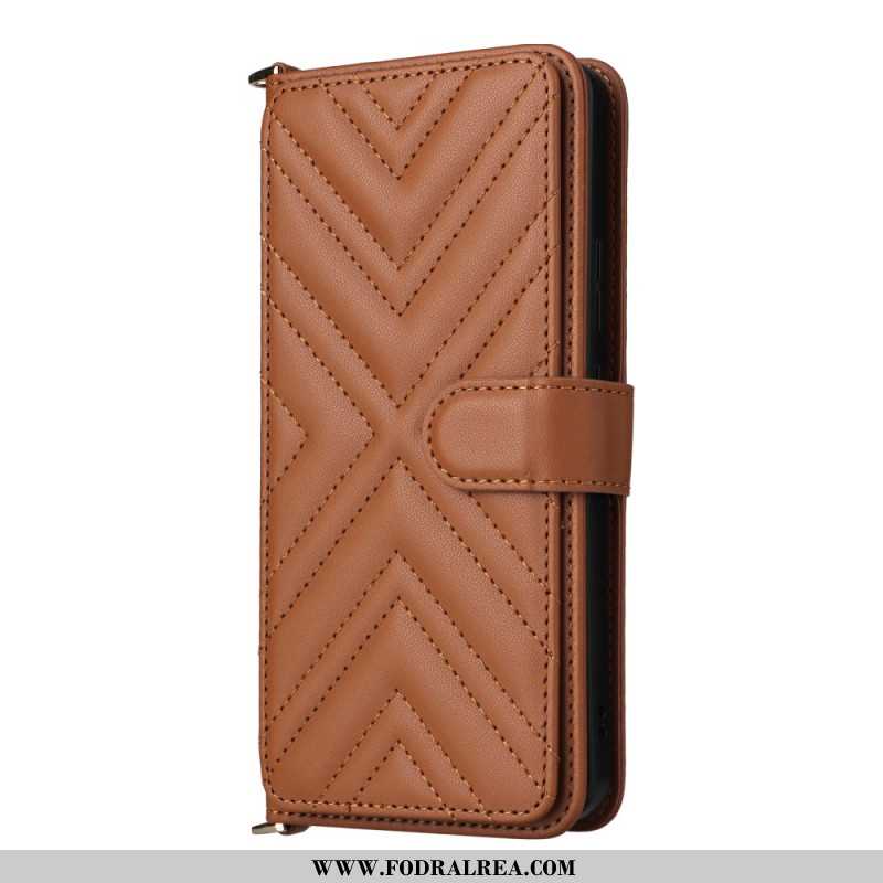 Läderfodral Oppo Reno 13f 4g / 5g / 13 Fs 5g Telefonfodral Premium Retro Axelrem Och Rem