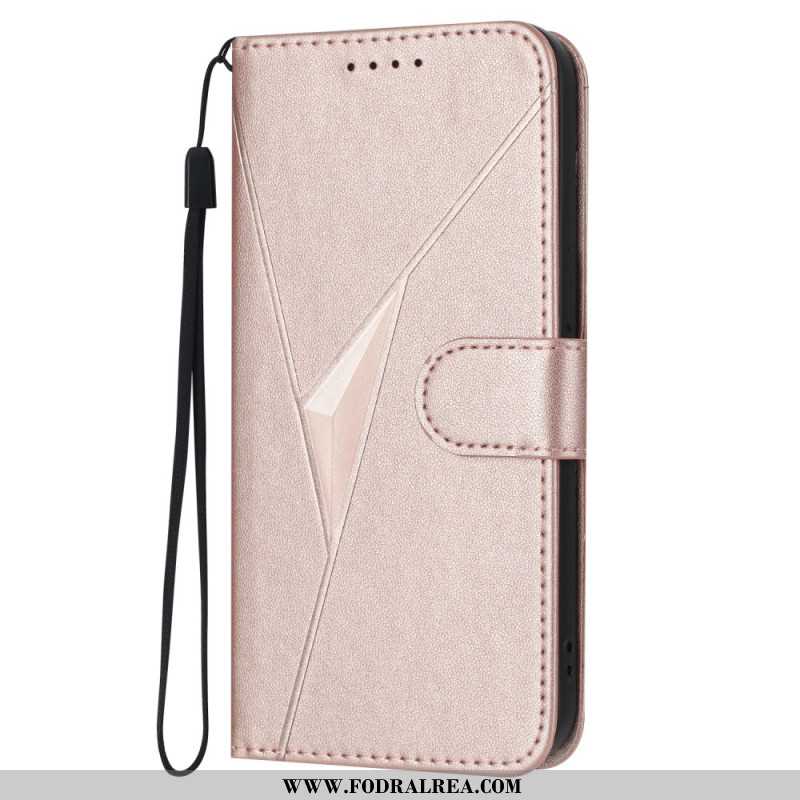 Läderfodral Oppo Reno 14 Pro 5g Telefonfodral Triangulärt Mönster