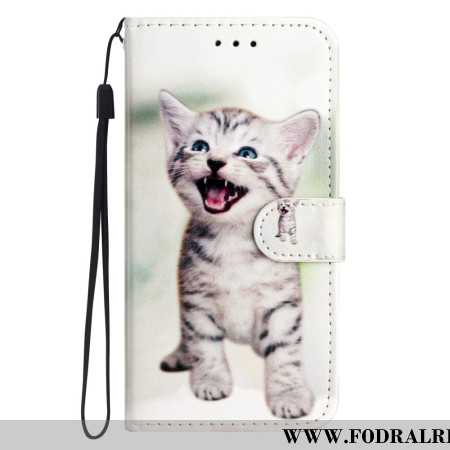 Läderfodral Samsung Galaxy A17 4g / 5g Telefonfodral Kattmönster