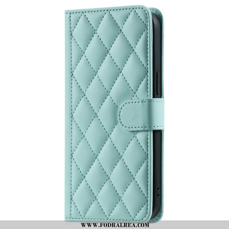 Läderfodral Samsung Galaxy A17 4g / 5g Telefonfodral Quiltad Stil