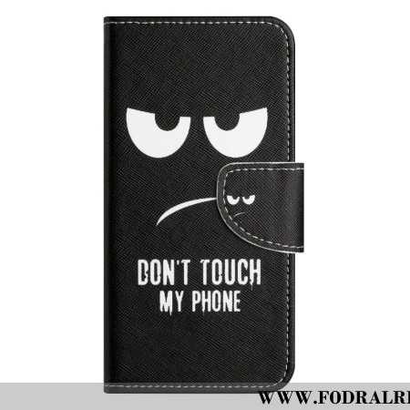 Läderfodral Samsung Galaxy A17 4g / 5g Telefonfodral Rör Inte Min Telefon