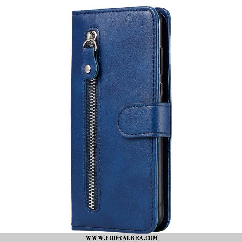 Läderfodral Samsung Galaxy S25 5g Edge Telefonfodral Påse Med Dragkedja