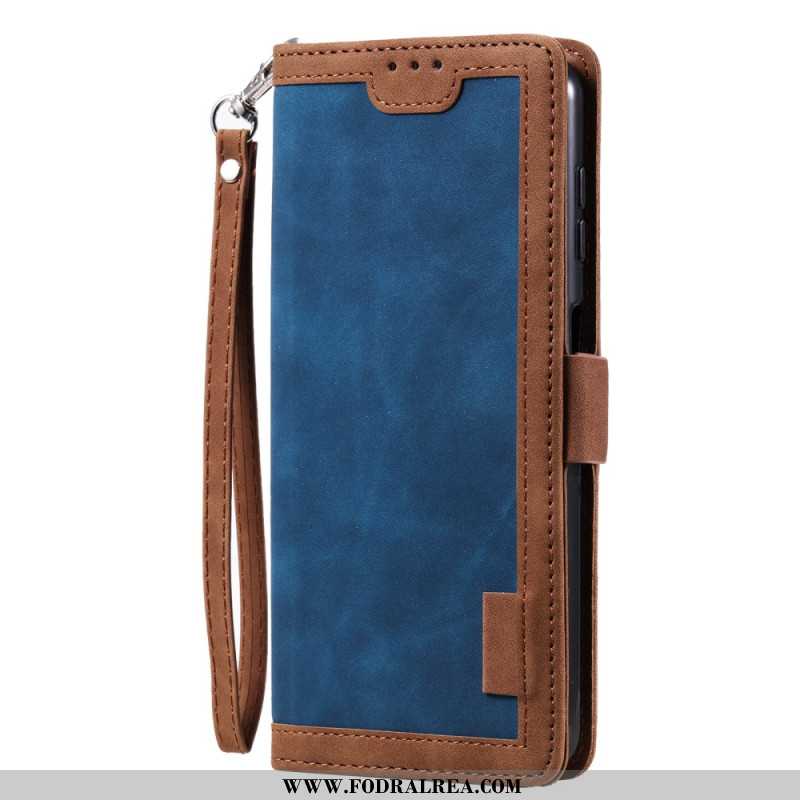 Läderfodral Samsung Galaxy S25 5g Telefonfodral Rfid-blockerande Plånbok Med Mockaeffekt