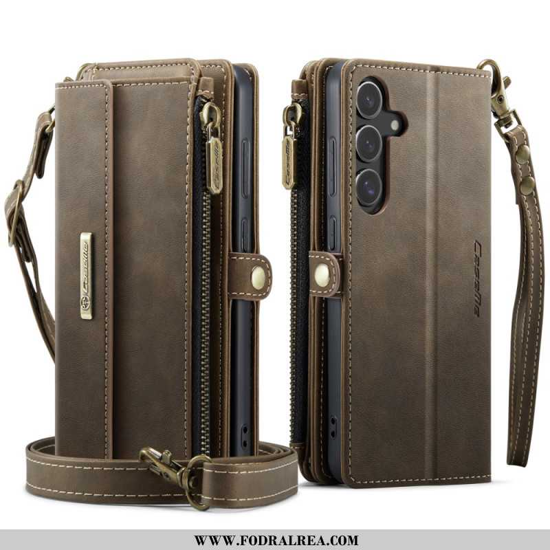 Läderfodral Samsung Galaxy S25 Fe Telefonfodral Caseme-plånbok