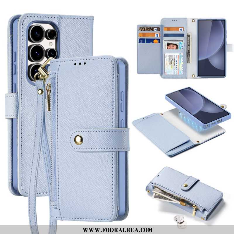 Läderfodral Samsung Galaxy S25 Ultra 5g Telefonfodral Avtagbart Lawa-serien Dux Ducis-fodral