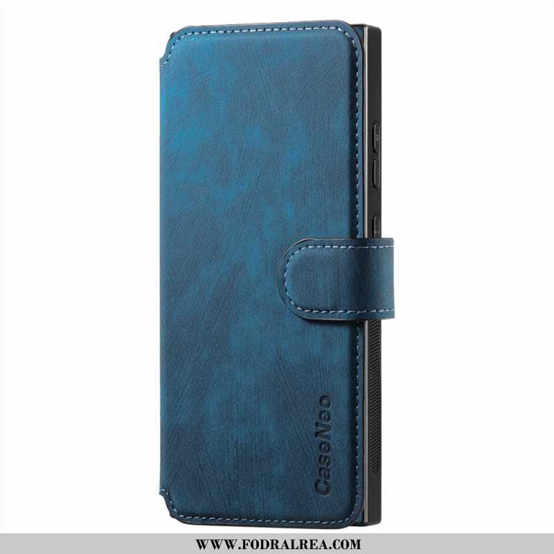 Läderfodral Samsung Galaxy S25 Ultra 5g Telefonfodral Avtagbart Magnetiskt Rfid Caseneo-fodral