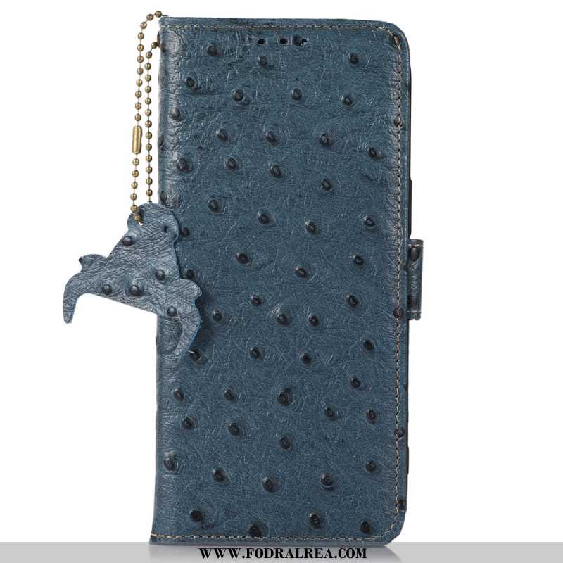 Läderfodral Samsung Galaxy S25 Ultra 5g Telefonfodral Äkta Läder Med Rfid-blockering