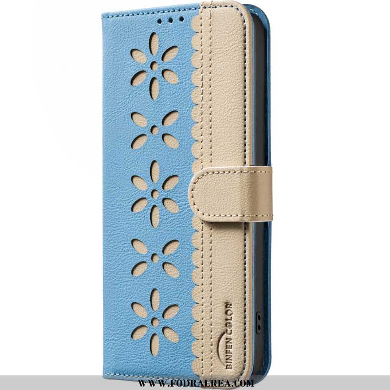 Läderfodral Samsung Galaxy S26 Plus Telefonfodral Blommig Binfen Colo