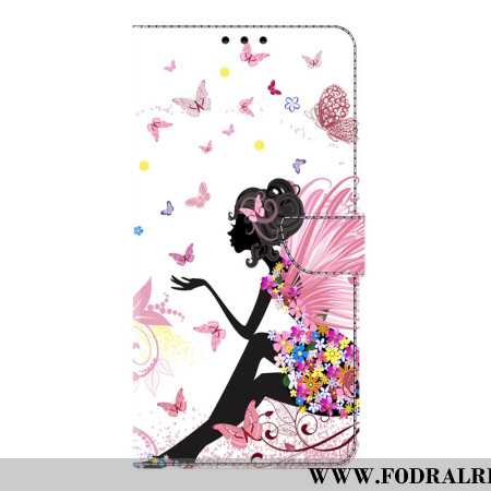 Läderfodral Samsung Galaxy S26 Plus Telefonfodral Fjärilskvinna