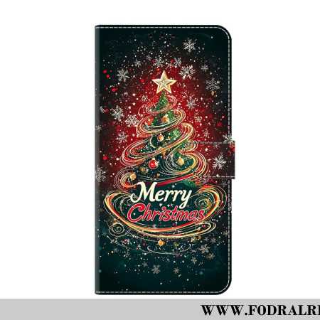 Läderfodral Samsung Galaxy S26 Plus Telefonfodral Julgran