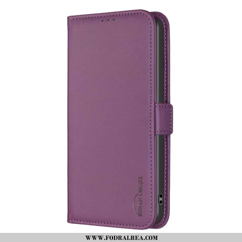 Läderfodral Samsung Galaxy S26 Plus Telefonfodral Konstläder Binfen Färg