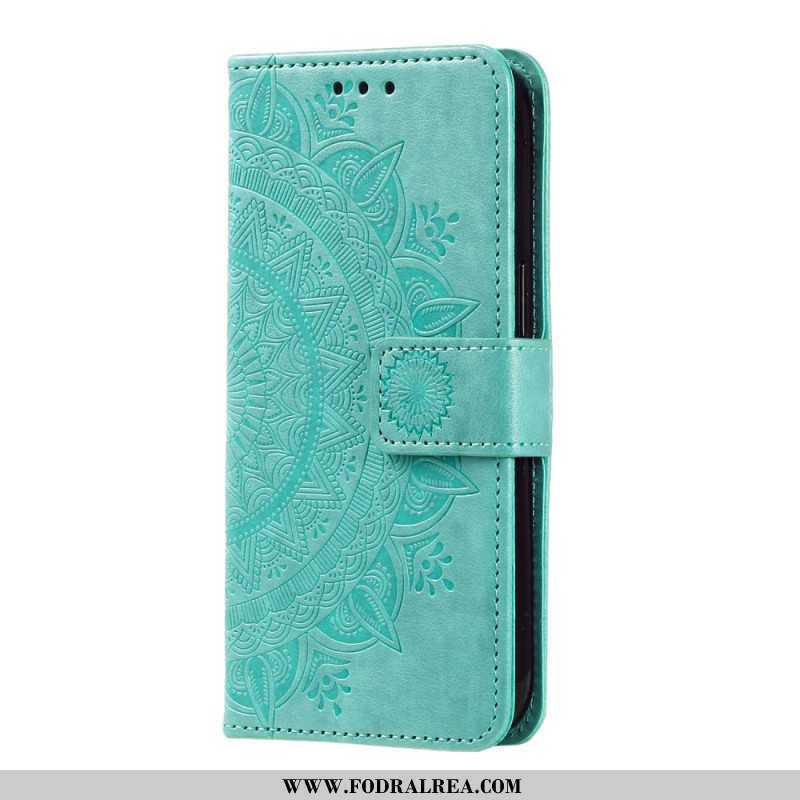 Läderfodral Samsung Galaxy S26 Plus Telefonfodral Mandala Sol