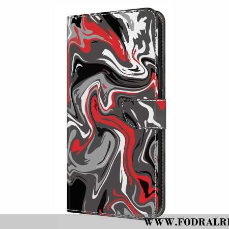 Läderfodral Samsung Galaxy S26 Plus Telefonfodral Stenmönster