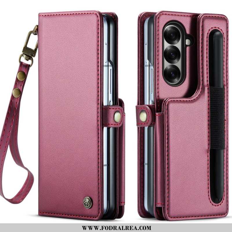 Läderfodral Samsung Galaxy Z Fold 7 Telefonfodral Caseme