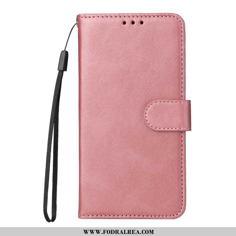 Läderfodral Sony Xperia 1 Vii Telefonfodral Enfärgat Konstläder