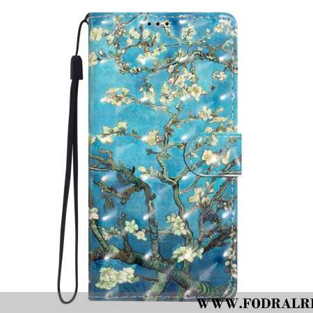 Läderfodral Xiaomi 15t Pro Telefonfodral Aprikosträdblommor