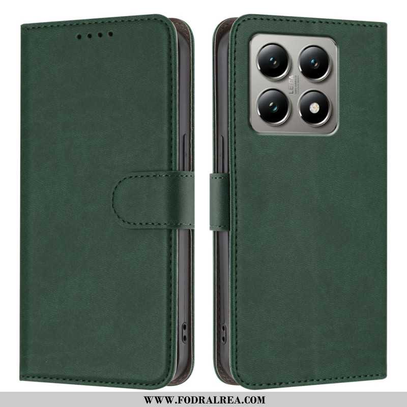 Läderfodral Xiaomi 15t Telefonfodral Lädereffekt