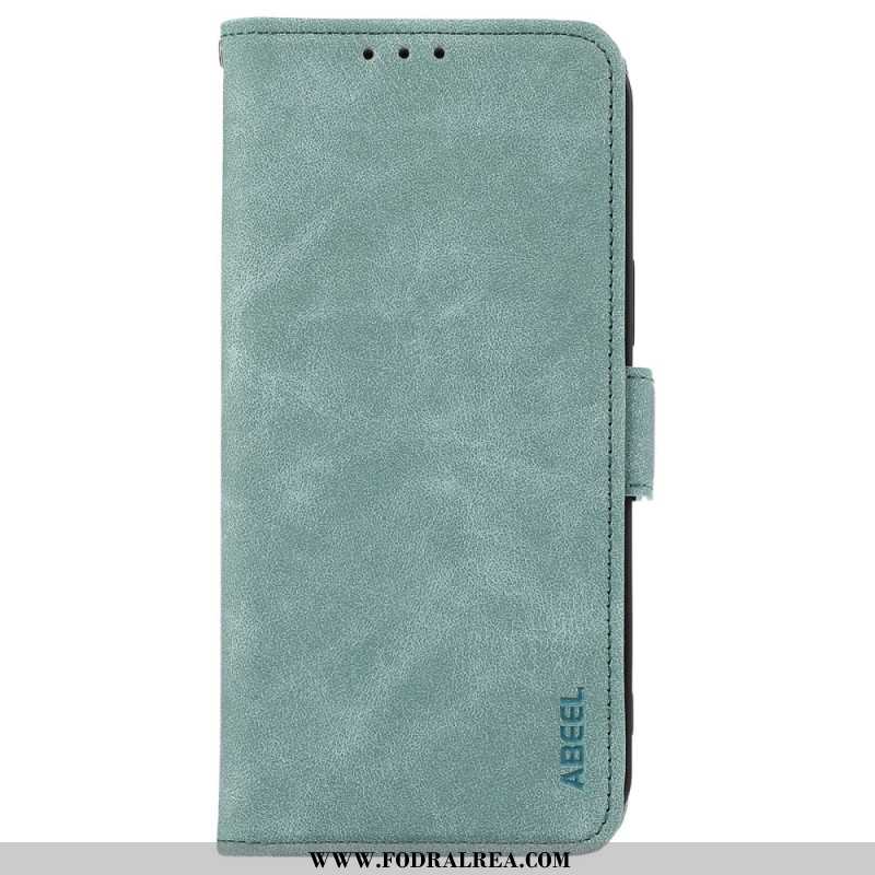 Läderfodral Xiaomi 17 Pro Max Telefonfodral Abeel Mockaeffekt