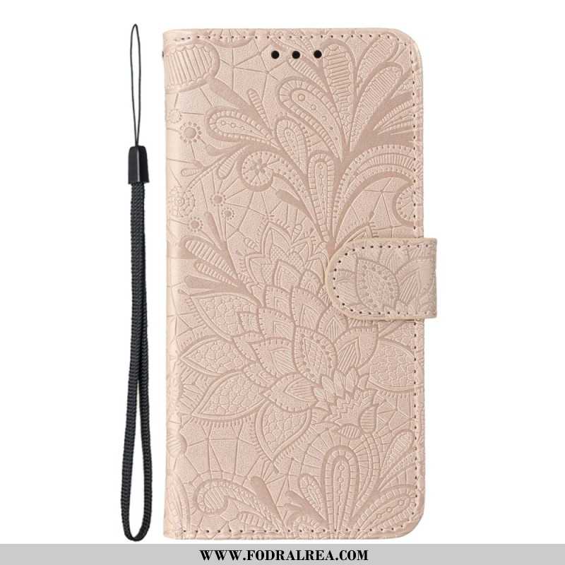 Läderfodral Xiaomi Redmi Note 14 5g Telefonfodral Spetsmandala