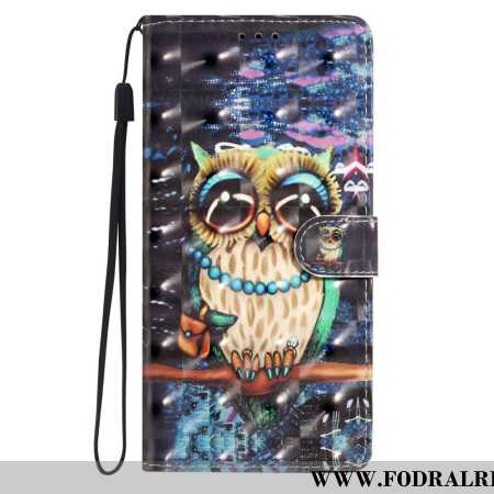 Läderfodral Xiaomi Redmi Note 14 Pro Plus 5g Telefonfodral Uggla 3d