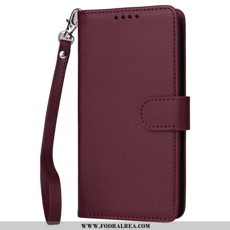 Läderfodral Xiaomi Redmi Note 14s Telefonfodral Avtagbart Fodral Betopnice