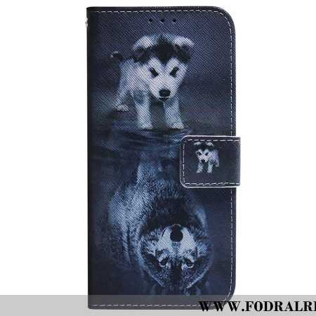 Läderfodral Xiaomi Redmi Note 15 5g Telefonfodral Dröm Om Valp