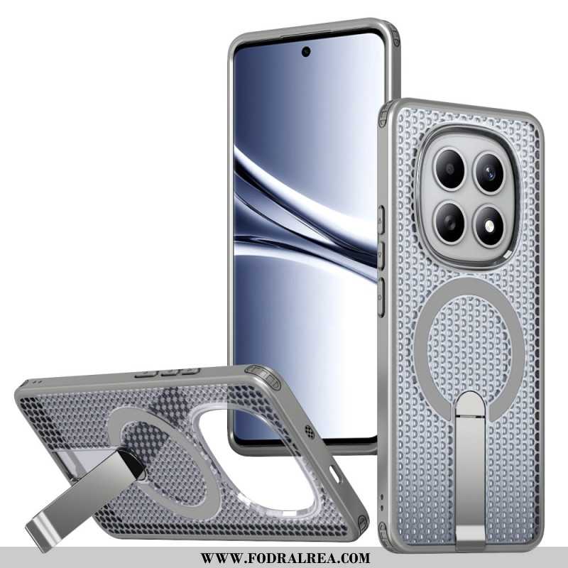 Läderfodral Xiaomi Redmi Note 15 5g Telefonfodral Rutnätsstruktur