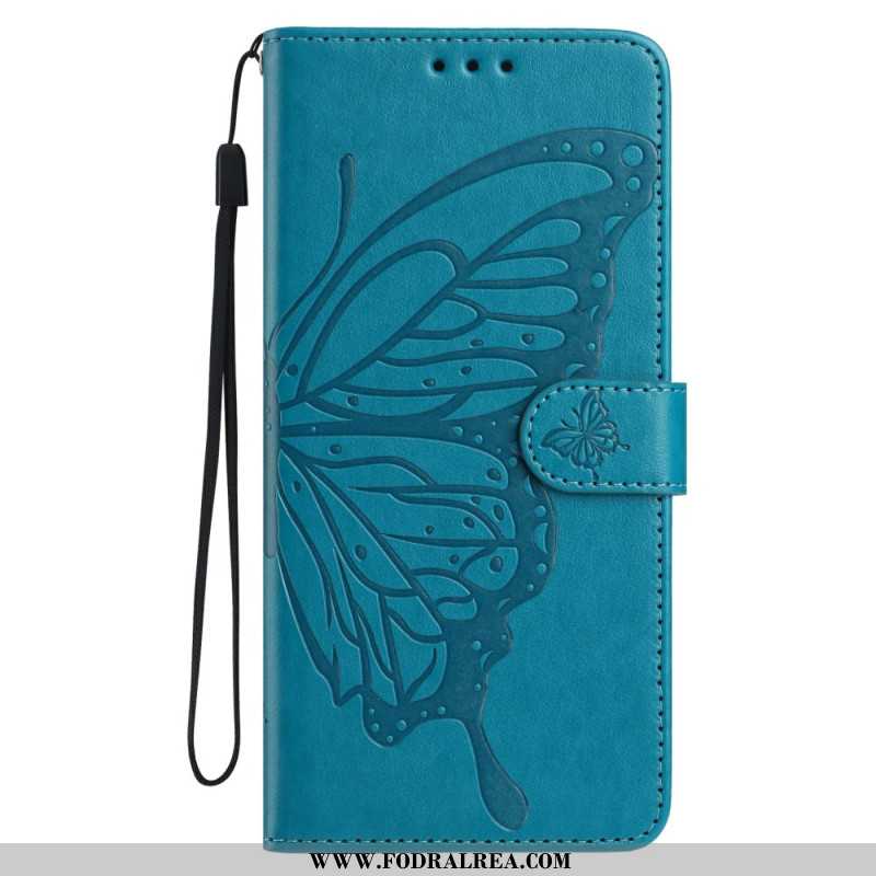 Läderfodral Xiaomi Redmi Note 15 Pro 5g Telefonfodral Grafisk Fjäril