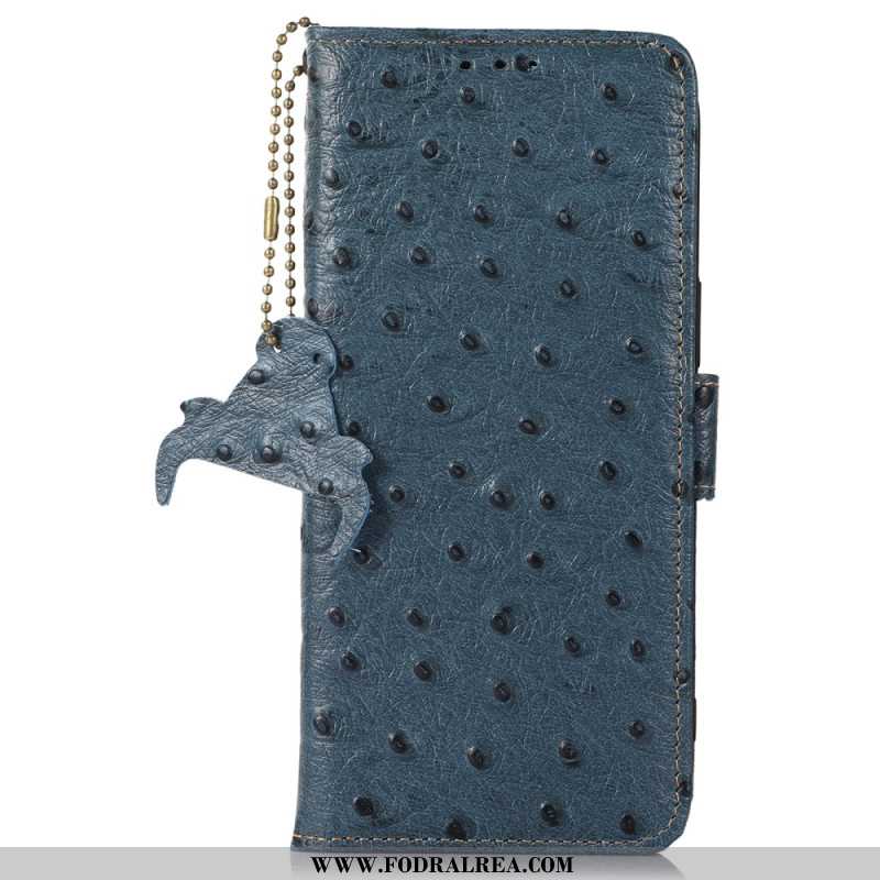 Läderfodral Xiaomi Redmi Note 15 Pro 5g Telefonfodral Texturerat Äkta Läder