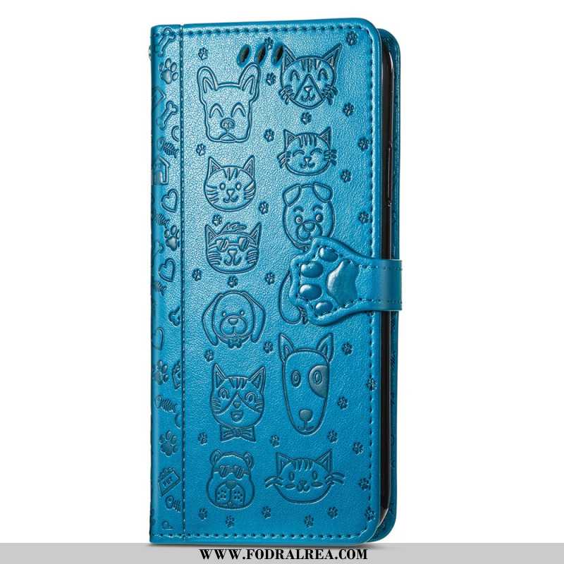 Läderfodral Xiaomi Redmi Note 15 Pro Plus 5g Telefonfodral Animerade Djur