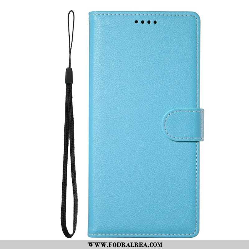 Läderfodral Xiaomi Redmi Note 15 Pro Plus 5g Telefonfodral Enfärgat Konstläder