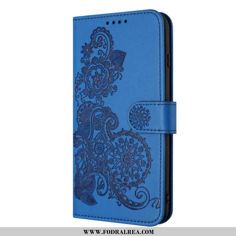 Läderfodral iPhone Air Telefonfodral Blommig Spets