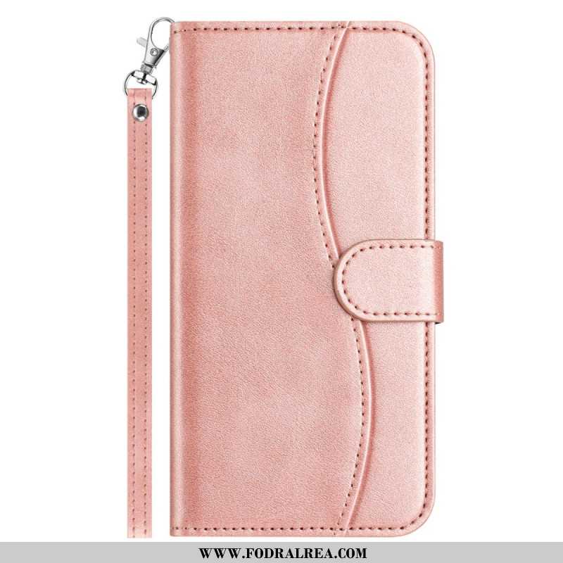 Läderfodral iPhone Air Telefonfodral S-design Med Rem