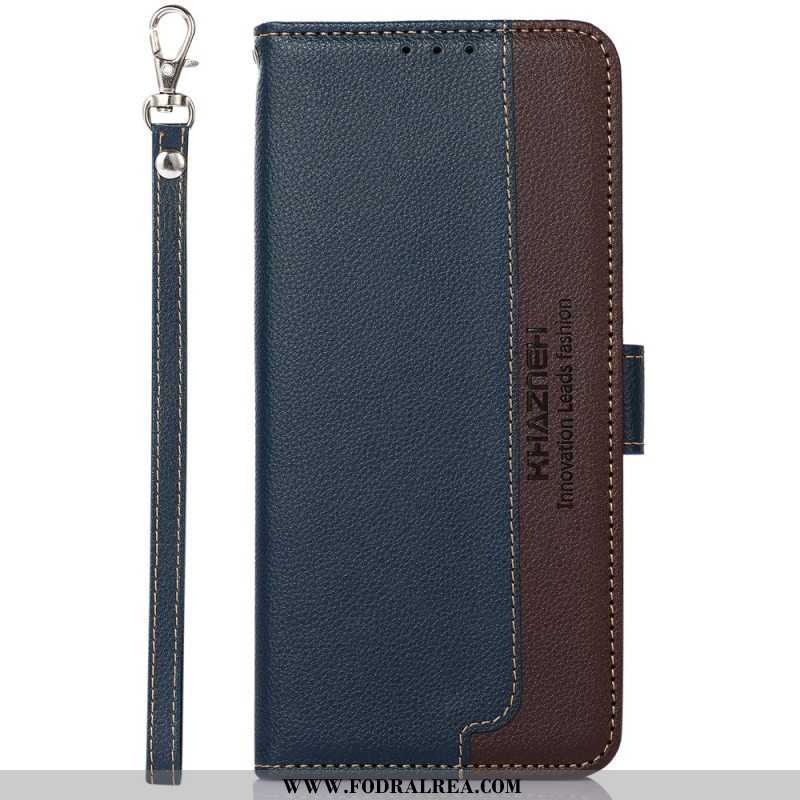 Läderskal Fodral Oneplus Nord 4 Tvåfärgad Khazneh