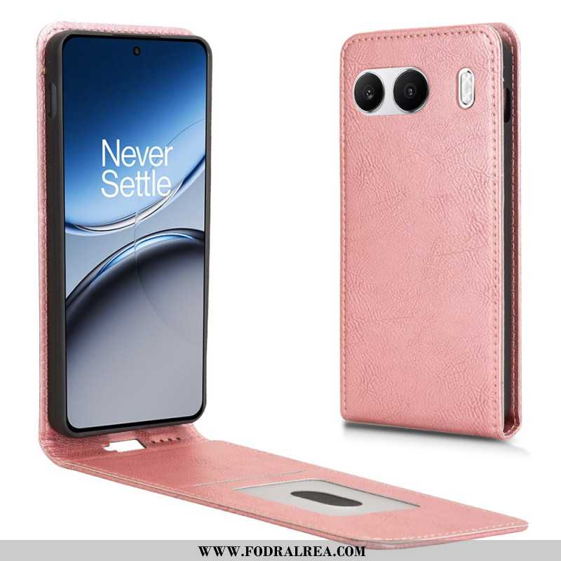 Läderskal Fodral Oneplus Nord 4 Vertikal Flik I Konstläder