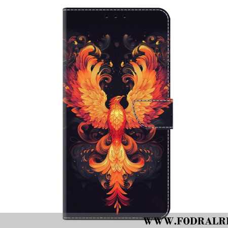 Läderskal Fodral Samsung Galaxy A17 4g / 5g Eldfågel