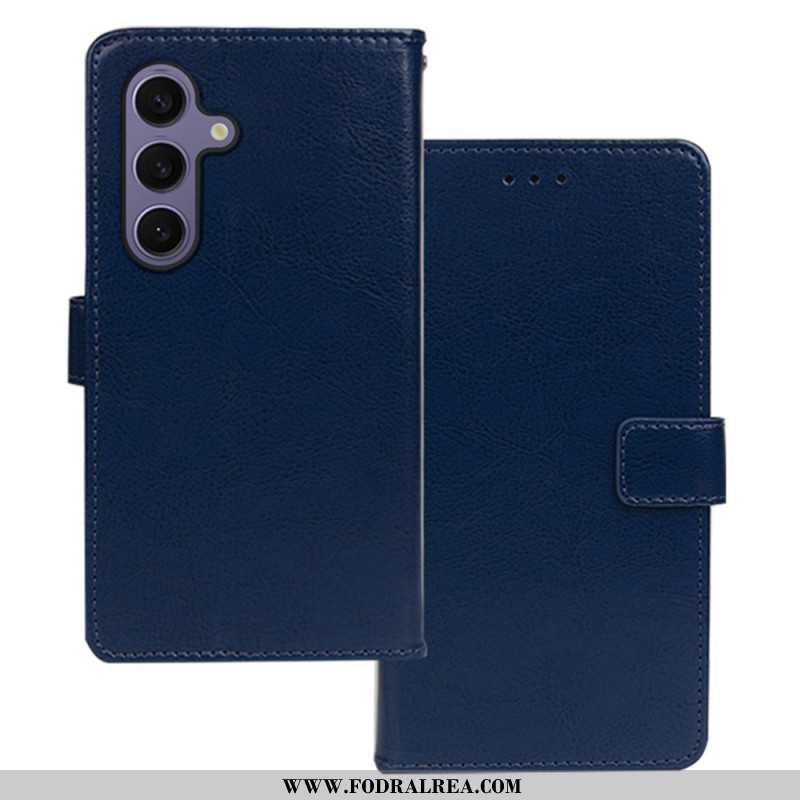 Läderskal Fodral Samsung Galaxy S25 5g Klassisk Idewei