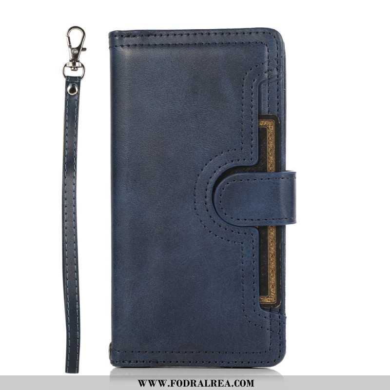 Läderskal Fodral Samsung Galaxy S26 Magnetisk Plånbok Och Rem