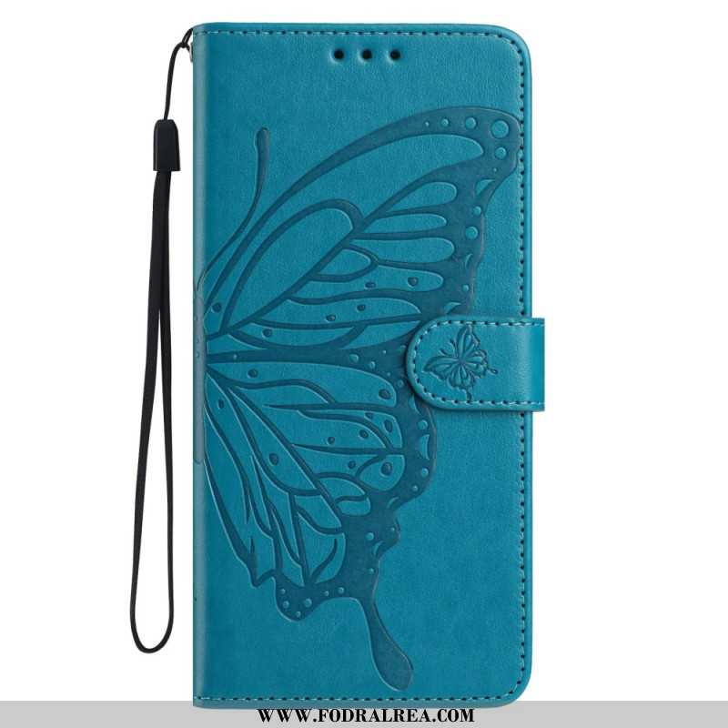 Läderskal Fodral Samsung Galaxy S26 Ultra Fjärilsdesign