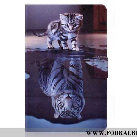 Läderskal Fodral Samsung Galaxy Tab S11 Kattungedröm