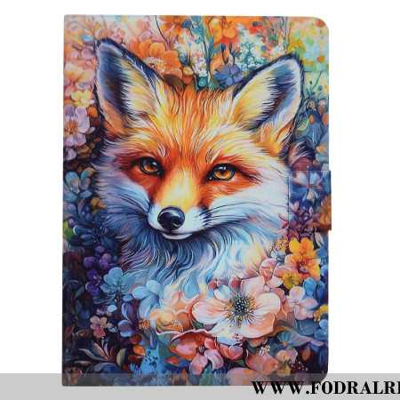 Läderskal Fodral Samsung Galaxy Tab S11 Rävmålning